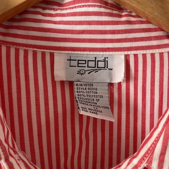 Vintage Teddi Dog Embroidered Button Down 0021 - Picture 2 of 4